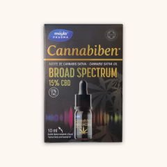 Cannabiben Aceite Broad Spectrum 15% CBD 10ml
