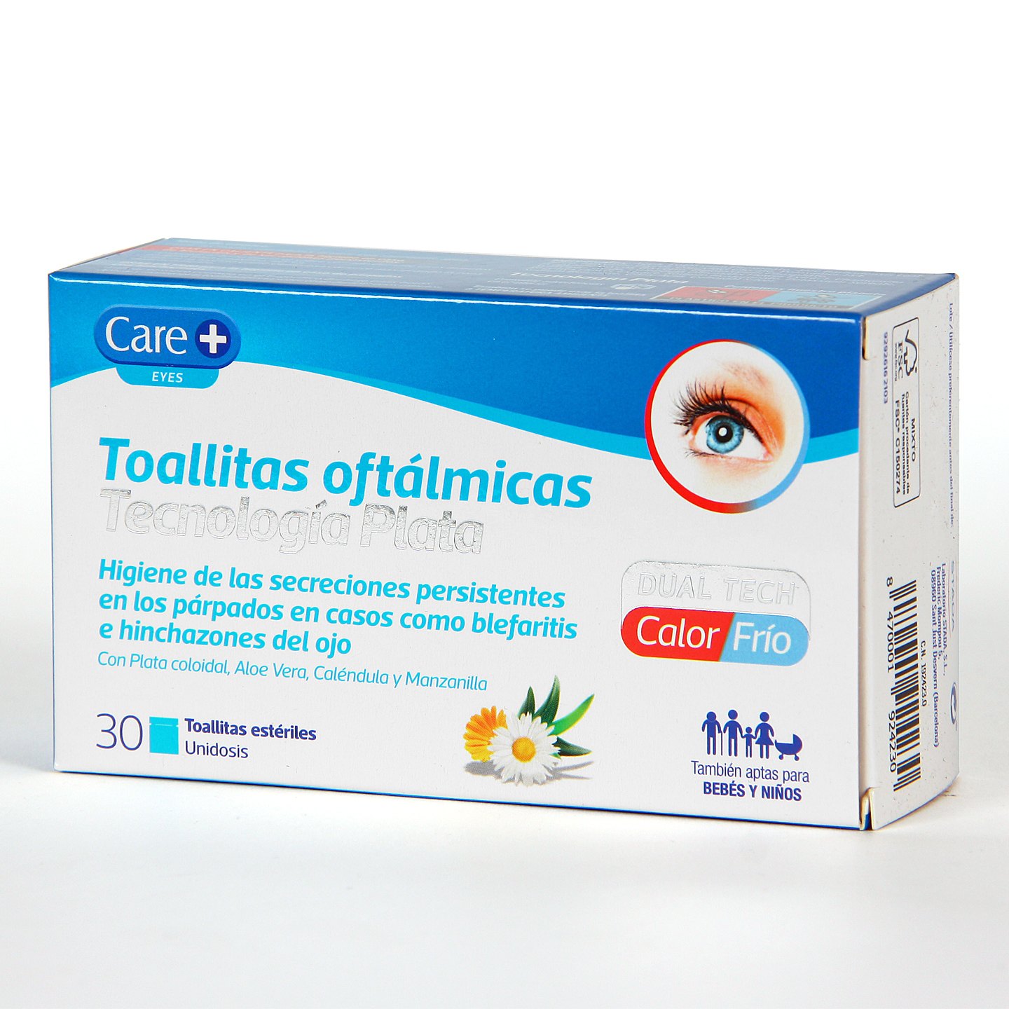 TOALLITAS OFTALMICAS MONODOSIS 60UDS STADA CARE+ - Farmacia los Valles