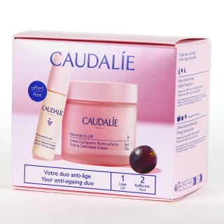 Caudalie Resveratrol Lift Crema Cachemir 50ml PACK Regalo Minitalla Resveratrol Serum