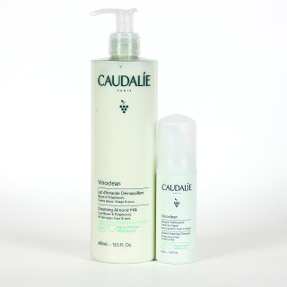 Caudalie Vinoclean Leche de Almendras Desmaquillante 400ml REGALO Espuma Vinoclean