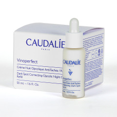 Caudalie Vinoperfect Crema de Noche Antimanchas Recarga 50 ml REGALO Vinoperfect Serum