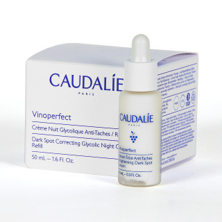Caudalie Vinoperfect Crema de Noche Antimanchas Recarga 50 ml REGALO Vinoperfect Serum 10 ml
