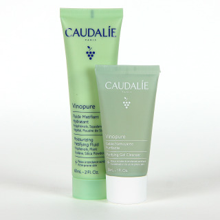 Caudalie Vinopure Fluido Matificante Hidratante 60ml REGALO Vinopure Gelatina Limpiadora 30ml