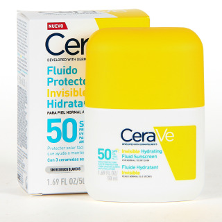 CeraVe Fluido Protector Invisible Hidratante SPF 50 50 ml
