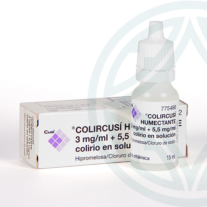 Colircusi Humectante colirio 15 ml Lubricante Ocular Farmacia Jiménez