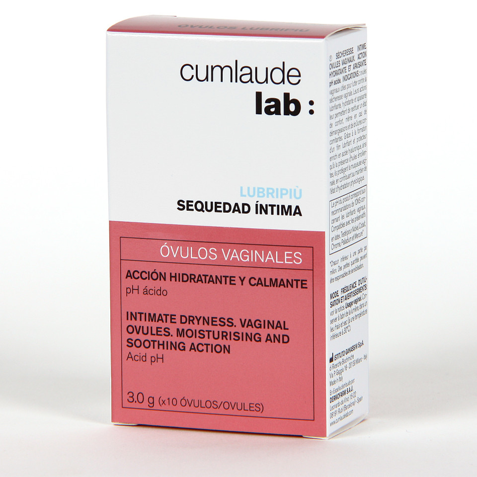 Cumlaude Lubripiu Sequedad Íntima 10 Óvulos Vaginales Farmacia Jiménez 0859