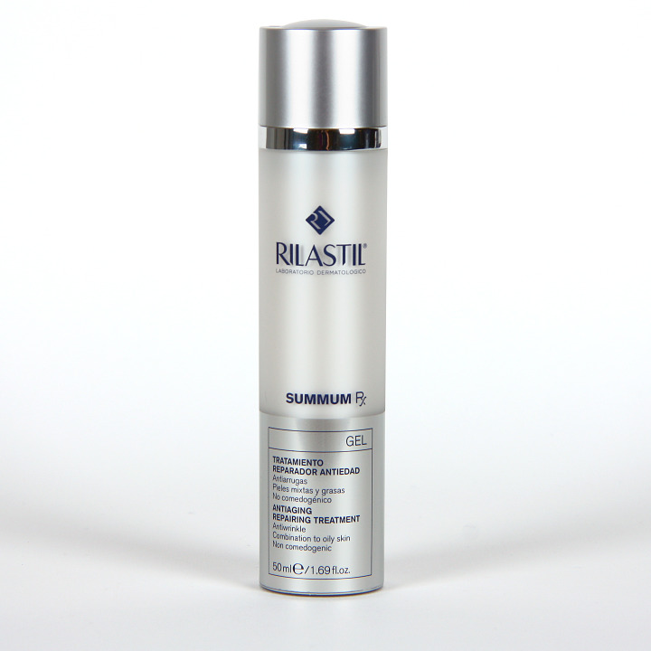 Rilastil Summum RX – Anti-Aging Reparatur-Gel Für Mischhaut & Fettige Haut, 50 Ml