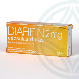 Diarfin 2 mg 10 cápsulas