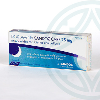 Doxilamina Sandoz Care 25 mg 14 comprimidos