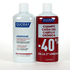 Ducray Anaphase Champú 400 ml Duplo