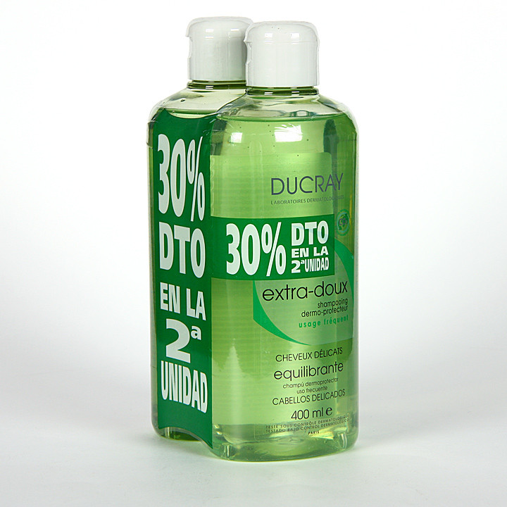 Ducray Ausgleichendes Shampoo Im Doppelpack - Für Die Ganze Familie, Biologisch Abbaubar & Hautfreundlich