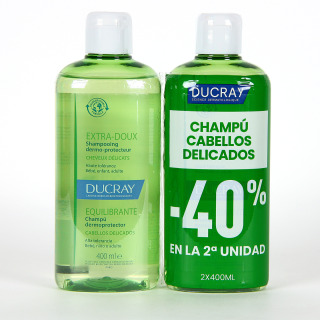 Ducray Champú Equilibrante 400 ml Pack Duplo