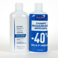 Ducray Elucion Champú 400 + 400 ml Duplo