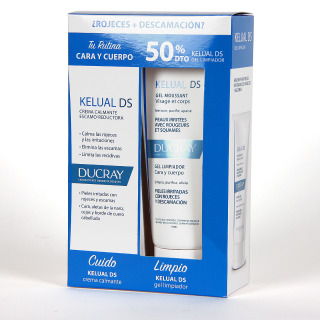 Ducray Kelual DS PACK Crema con Gel Limpiador 50% Descuento