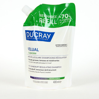 Ducray Kelual Squanorm Champú Caspa Grasa Recarga 400 ml