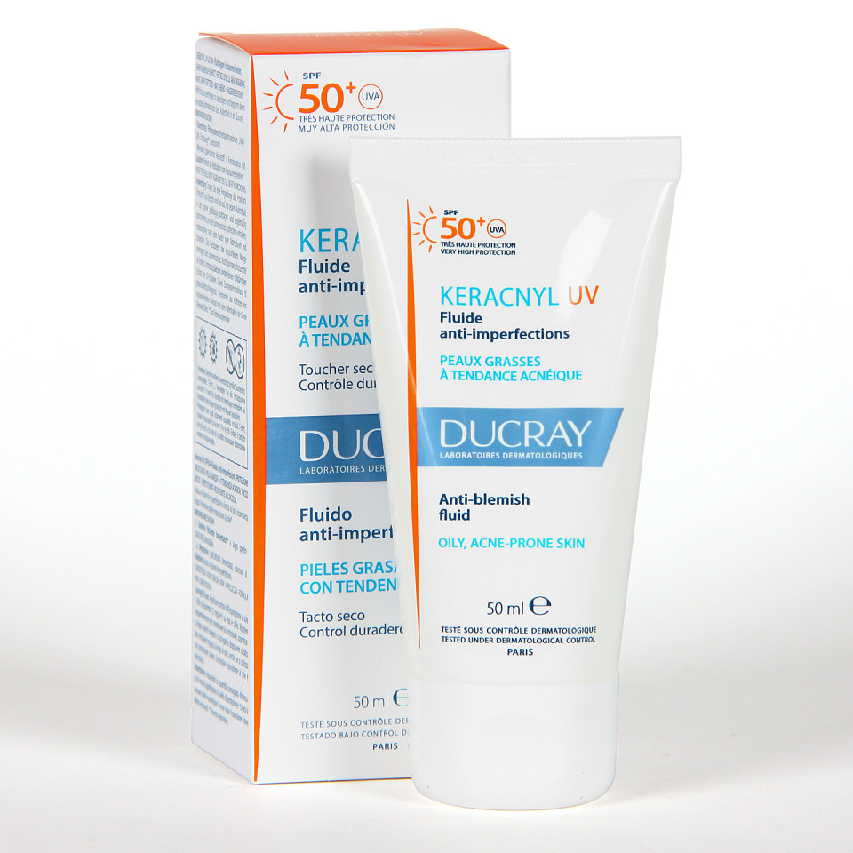 Ducray Keracnyl UV Fluido Anti-imperfecciones 50ml | Farmacia Jiménez