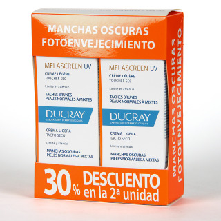 Ducray Melascreen UV Crema Ligera Tacto Seco 40 ml Pack Duplo