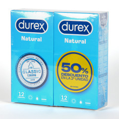 Durex Natural Comfort Preservativos 50% segunda unidad