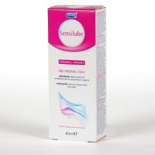 Durex Sensilube Gel Vaginal Hidratante y Lubricante 2 en 1 40 ml