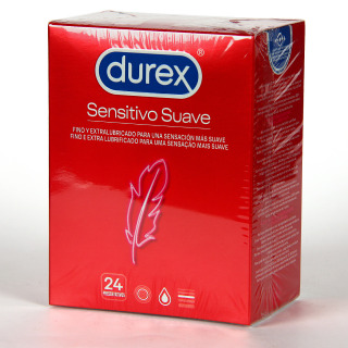 Durex Sensitivo Suave Preservativos 24 unidades