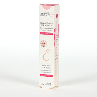 Embryolisse Baume Color Stick 3 en 1 Rose Framboise