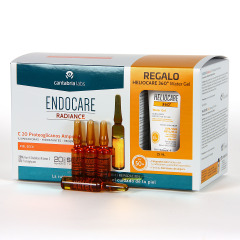 Endocare Radiance C20 Proteoglicanos 30 Ampollas PACK Heliocare Water gel 15 ml de regalo