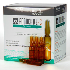 Endocare-C Oil Free 30 Ampollas + Pack piel Nueva
