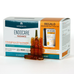 Endocare Radiance C Proteoglicanos Oil free 30 Ampollas PACK Heliocare water gel 15 ml Regalo