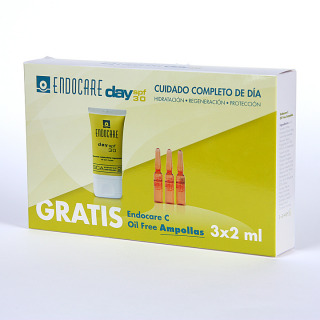 Endocare Day SPF 30 40ml + Endocare-C oil free 3 ampollas Gratis