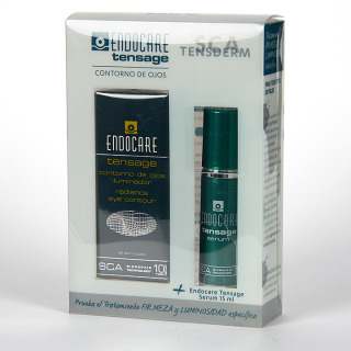 Endocare Tensage Contorno de ojos iluminador 15 ml + Serum 15 ml Gratis Pack