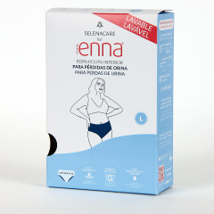 Enna Braga Pérdida de Orina Cintura Alta Talla L Negro 1 Unidad