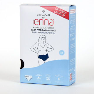 Enna Braga Pérdida de Orina Cintura Alta Talla M Color Negro