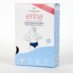 Enna Braga Pérdida de Orina Cintura Alta Talla XL Negro 1 Unidad