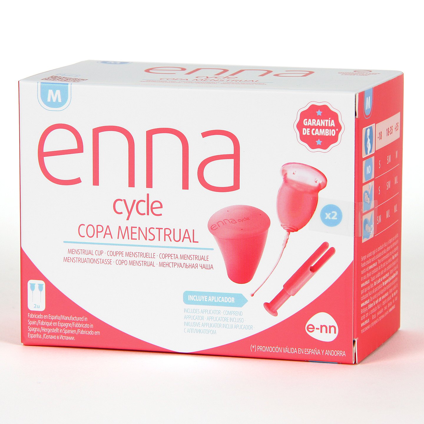 Cycle Copa Menstrual Talla M con aplicador | Farmacia Jiménez