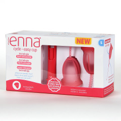 Enna Cycle Easy Cup Copa Menstrual talla S 2 copas con aplicador