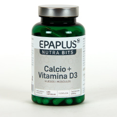 Epaplus Nutra Bits Calcio + Vitamina D3 120 cápsulas