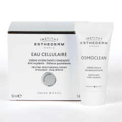 Esthederm Agua Celular Crema hidratante 50 ml REGALO Minitalla Osmoclean Crema desincrustante