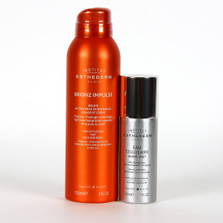 Esthederm Bronze impulse Spray Preparador del Bronceado cara y cuerpo 150 ml REGALO Minitalla Bruma Agua celular