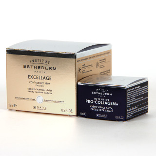 Esthederm Excellage Contorno de Ojos 15 ml REGALO Minitalla Intensive Pro Collagen Crema