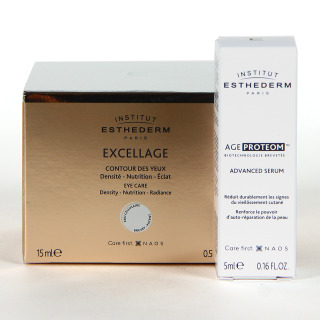 Esthederm Excellage Contorno de Ojos 15 ml REGALO Minitalla Age Proteom Serum