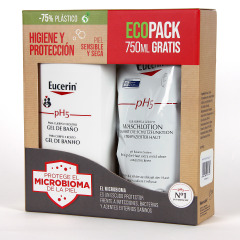Eucerin Gel de baño 1L + 750 ml gratis Ecopack