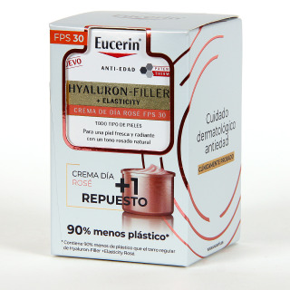 Eucerin Pack Elasticity Rose Día SPF 30 y Elasticity Rose Día SPF 30 Refill