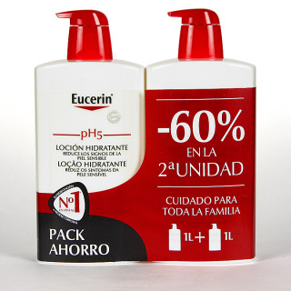Eucerin pH5 Loción 1L + 1L Pack Duplo