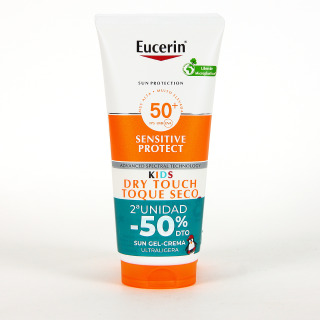 Eucerin Sun Kids Pack Duplo Sensitive Protect Gel Crema SPF50 200 ml