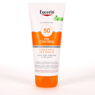 Eucerin Sun Protection Body Oil Control Dry Touch Gel Crema SPF 50+ 200ml