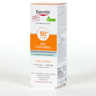 Eucerin Sun Protection Face Oil Control Dry Touch Gel crema SPF 50+ 50ml