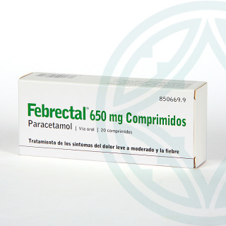 Febrectal 650 mg 20 comprimidos