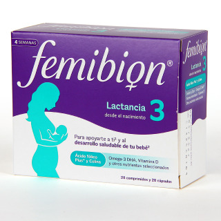 Femibion 3 Lactancia 28 comprimidos y 28 cápsulas