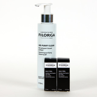 Filorga Age-Purify Clean Gel Limpiador Alisador Purificante 150 ml REGALO 2 Minitallas Daily Peel Antiarrugas
