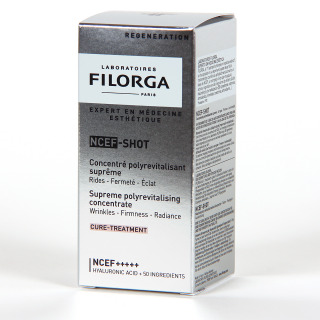 Filorga NCEF Shot Serum Polirevitalizante 15 ml PACK NCEF Reverse Crema y Vela perfumada de Regalo